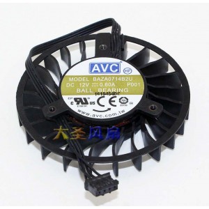 AVC BAZA0714B2UP 12V 0.6A 4wires Cooling Fan