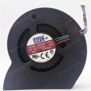 AVC BAZA0717B2U 12V 0.55A 4wires Cooling Fan