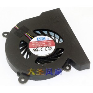AVC BAZA1112R2U 12V 0.8A 4wires Cooling Fan