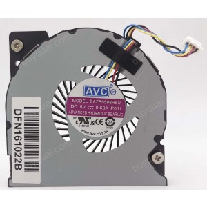 AVC BAZB0508R5U 5V 0.50A 4wires Cooling Fan