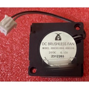 BRUSHLESS BB03010H4-000104 24V 0.15A 2wires Cooling Fan 
