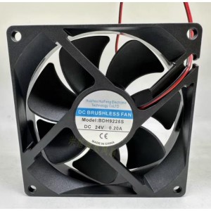 BRUSHLESS BDH9225S 24V 0.20A 2wires Cooling Fan 