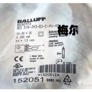 BALLUFF BES 516-343-EO-C-PU-05 BES01F3 Sensor