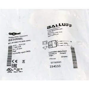 BALLUFF BES008L BES M18MI-PSC80B-S04G Inductive Proximity Switch - Original New