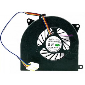 COOLCOX BF7515H12S 12V 0.32A 4wires Cooling Fan
