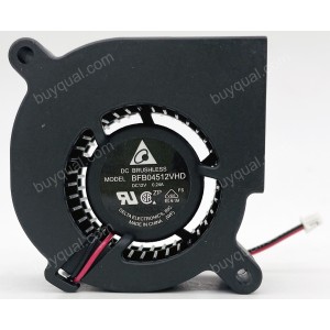 DELTA BFB04512VHD 12V 0.24A 2wires Cooling Fan