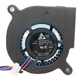 DELTA BFB04512HD 12V 0.15A 1.2W 3wires Cooling Fan