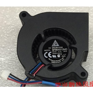 Delta BFB04512MD BFB04512MD-W218 12V 0.11A 3wires Cooling Fan