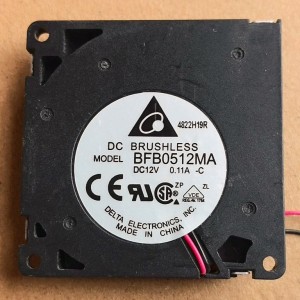 DELTA BFB0512MA 12V 0.11A 2wires Cooling Fan