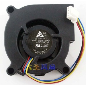 DELTA BFB0512VHD 12V 0.28A 3wires 4wires Cooling Fan - Picture need