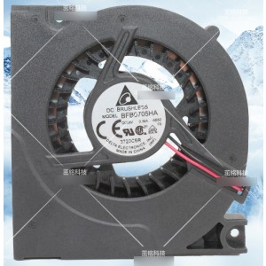 DELTA BFB0705HA-W403 5V 0.36A 2wires Cooling Fan 