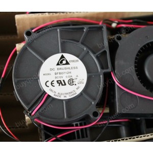 DELTA BFB0712H BFB0712H-A 12V 0.36A 0.33A 2wires Cooling Fan