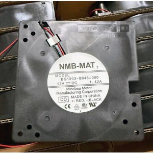 NMB-MAT BG1203-B045-000 12V 1.42A 2wires Cooling Fan
