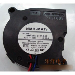 NMB BM4515-04W-B49 12V 0.18A 3wires Cooling Fan
