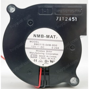 NMB BM5115-04W-B50 BM5115-04W-B50-L00 12V 0.24A 2wires Cooling Fan - New 