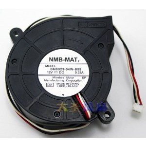 NMB BM6023-04W-B59 12V 0.33A Notebook CPU Cooling Fan