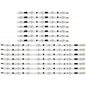 Samsung BN96-25520A BN96-25521A BN96-25304A BN96-25305A (2013SVS40F L 8 / R 5 ,  D2GE-400-SCB-R3 D2GE-400-SCA-R3 ) LED Backlight Strips - 14 Strips