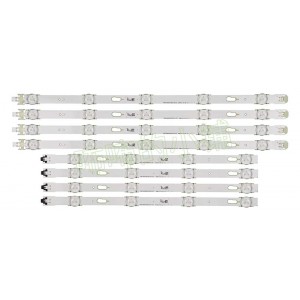 Samsung BN96-34783A BN96-34784A V5DF-400DCA-R2 V5DF-400DCB-R2 LED Backlight Strips (8 Strips)