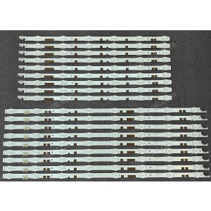 Samsung BN96-38481A / BN96-38482A (V5DR_550SCA_R0, V5DR_550SCB_R0) LED Strips - 18 Strips