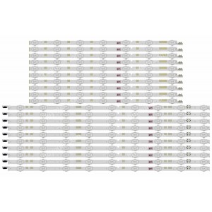 Samsung BN96-38483A / BN96-38484A (V5DR_600SCA_R0, V5DR_600SCB_R0) LED Strips - 20 Strips