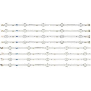Samsung BN96-38526A / BN96-38527A (LM41-00121V, LM41-00121W) V5DN-500SMA-R1 V5DN-500SMB-R1 LED Strips - 8 Strips