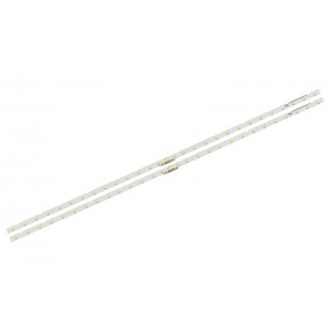 Samsung BN96-46053A BN96-45954A BN61-15482A LM41-00606A V8N4-430SM0-R0 AOT_43_NU7100F_2X28_3030C LED Backlight Strips (2 Strips)