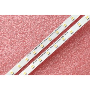 Samsung BN96-48109A 19Y_Q60_STC550AZ8_3030F BLUE 52EA REV2.0 181112 LED Backlight Strips (2 Strips)