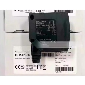 BALLUFF BOS0178 BOS 23K-PU-RH10-S4 Photoelectric Switch Sensor - Original new
