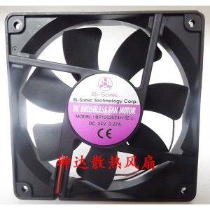 BI-Sonic BP1202524H-02 24V 0.27A 2wires Cooling Fan