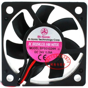 Bi-sonic BP501024H 24V 0.09A 2wires Cooling Fan