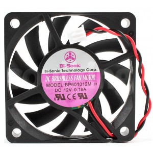 BI-Sonic BP601012M 12V 0.16A 2wires Cooling Fan