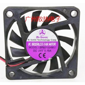 BI-Sonic BP601024M 24V 0.15A 3wires Cooling Fan