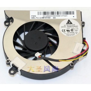 DELTA BSB0705HC-7C79 5V 0.40A 3wires Cooling Fan