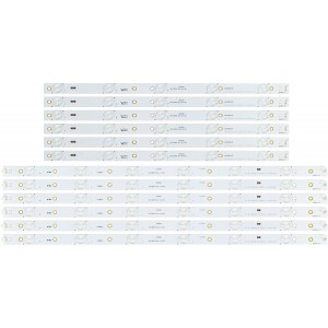 Hitachi LB50010 50C2000 LB-C500F13-E2-L-G1-LD5 LB-C00F13-E2-L-G1-LD6 LED Backlight Strips - 12 Strips for LE50H508