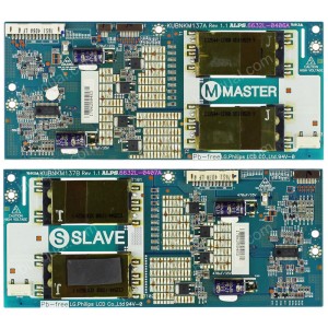 LG Philips 6632L-0406A 6632L-0407A KUBNKM137A KUBNKM137B Backlight Inverter Board Pair for LT-42X898/Z 42LX177 42Z3030D