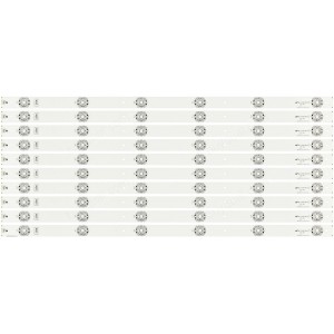 Sharp/Hisense SVH550AF2_6LED_REV01_140919, SVH550AF2 6LED REV02 150410 LED Backlight Strips (10 Strips) for 55H7B 55H7B2 55H7C LC-55N6000U