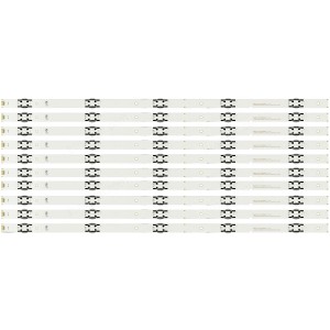 Sharp/Insignia SVH550AL2 SVH550AL3 REV03 5LED UBH SILK 160615 LED Backlight Strips (10 Strips) for NS-55D420NA18 LC-55P6000U