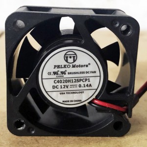 PELKO C4020H12SPCP1 12V 0.14A 2wires Cooling Fan