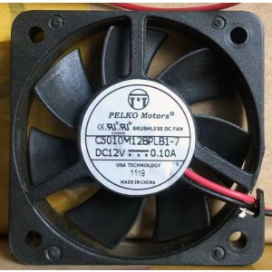 PELKO C5010M12BPLB1-7 12V 0.1A 2wires Cooling Fan