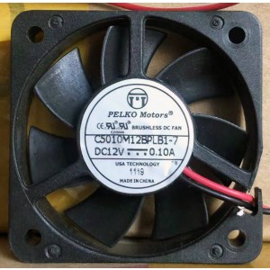 PELKO C5010M12BPLB1-7 12V 0.1A 2wires Cooling Fan