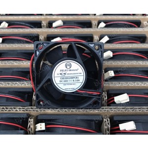 PELKO C6020X24BPCB1 24V 0.16A 2wires Cooling Fan