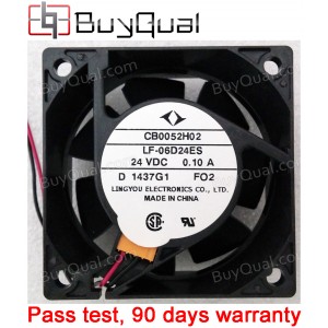 MitsubisHi MMF-06D24ES-FO2 MMF-06D24ES-F02 CB0052H02 24V 0.1A 2wires Cooling Fan - Original New