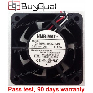 NMB 2410ML-05W-B49 24V 0.12A 3wires Cooling Fan