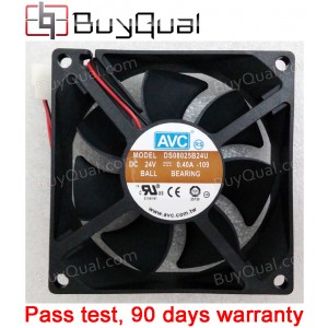 AVC DS08025B24U 24V 0.4A 2wires Cooling Fan