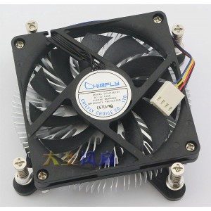 CHIEFLY CC8010S12H 12V 0.24A 4wires Cooling Fan