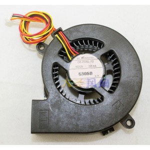 Toshiba CE-7020L-12 12V 350mA 4wires Cooling Fan