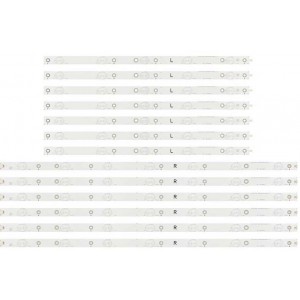 Philips CEJJ-LB500Z-12S1P-M2835-V CEJJ-LB500Z-12S1P-M2835-W LED Backlight Strips for 50PUF6061/T3 - 12 Strips