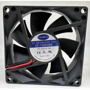 COLORFUL CF-12825MS 12V 0.14A 2wires Cooling Fan 