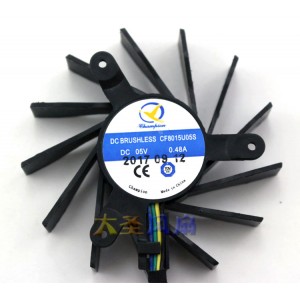 champion CF8015U05S 5V 0.48A 4wires Cooling Fan