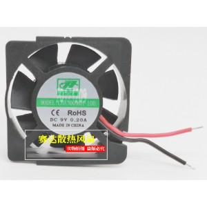 C&C CHA3009RH-10B 9V 0.20A 2wires Cooling Fan